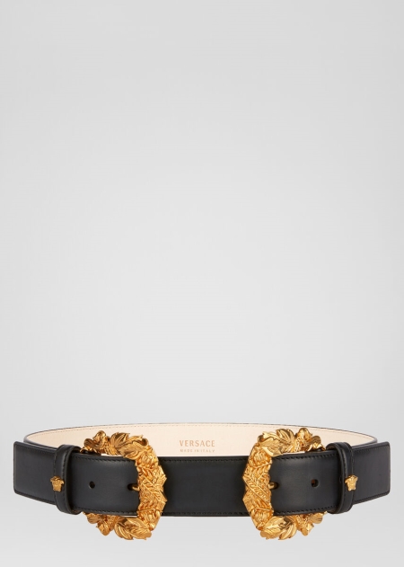 Curea Versace Versace Double Baroque Buckle Tribute Dama | TPLAQRI-93